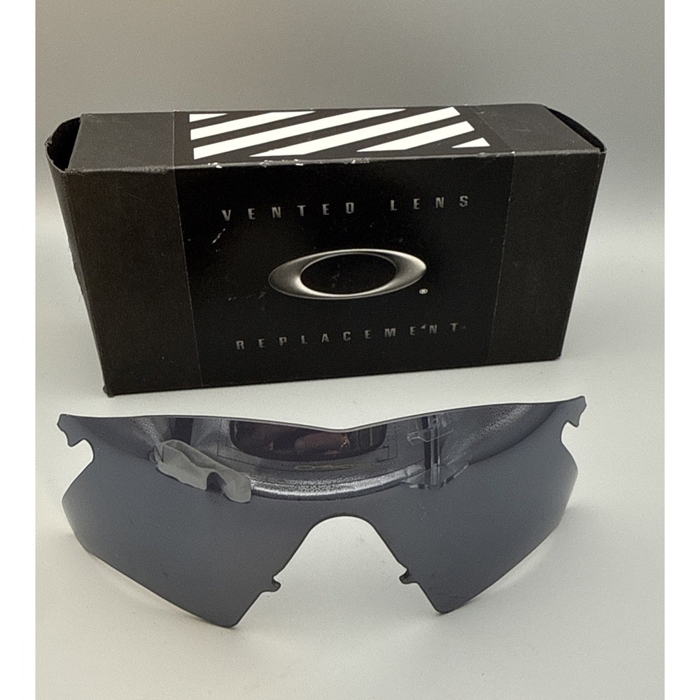 GENUINE OAKLEY M-FRAME/PRO M 08-07-02 Gray Lens Only- No Nose Piece-Oakley Box